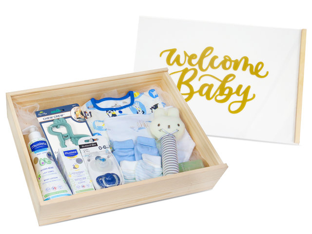BB嬰兒禮物 - Welcome Baby 初生嬰兒精美展示禮盒 ND27 - BY0320A4 Photo