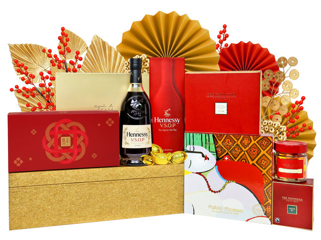 CNY Gift Hamper - Gourmet Chinese New Year Gift Basket 0105A9 - CH20105A9 Photo