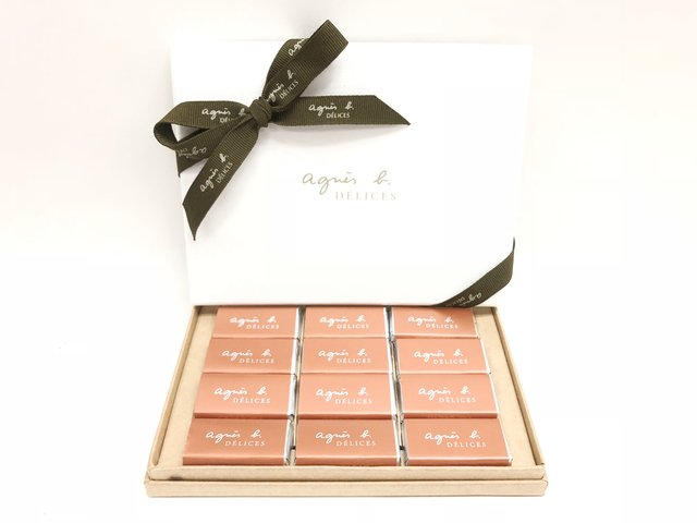 Gift Accessories - Agnes B Napolitains Box - 64% Cocoa (12pcs) - AY0522A1 Photo