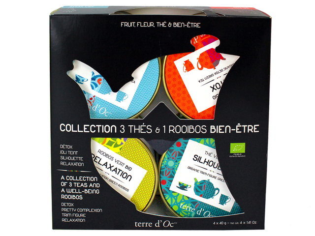 Gift Accessories - terre d'Oc Organic Wellness Tea Set (4 Teas) - L36509593 Photo