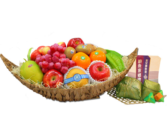 禮物籃Hamper - 端午節水果連糭高級禮籃 Y8 - L3122413 Photo